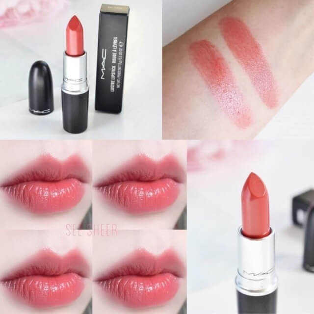 MAC Lustre Mini Lipstick #See Sheer 1.8 g